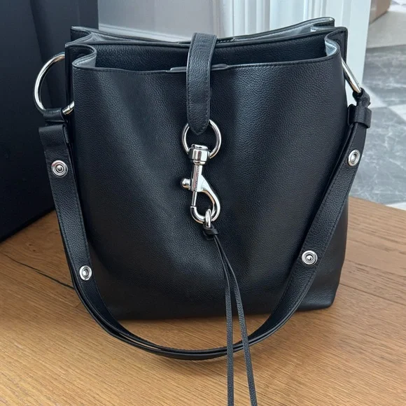 Rebecca Minkoff Megan Shoulder Bag - Black Leather - EUC - Picture 11 of 16